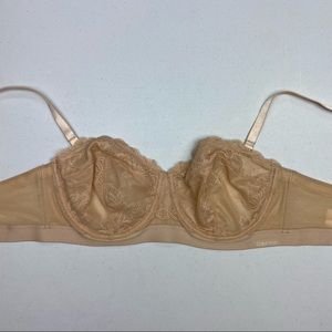 CK TAN Unlined Underwire, 34D. *P1049